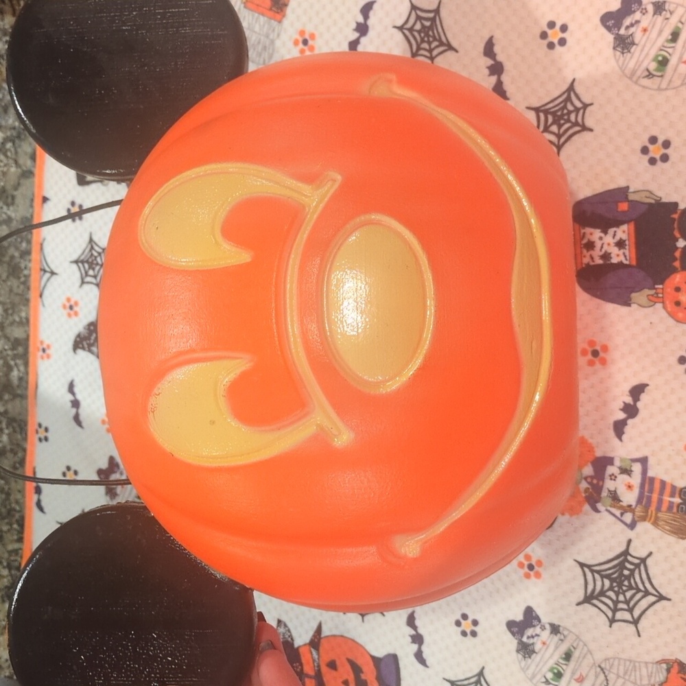 Halloween Disney Mickey Mouse Pumpkin Trick or Treat Bucket Pail General Foam